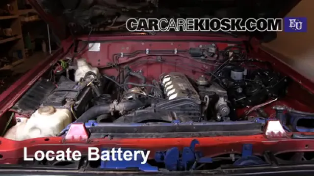 1993 Nissan Patrol LX 2.8L 6 Cyl. Turbo Diesel Battery Replace